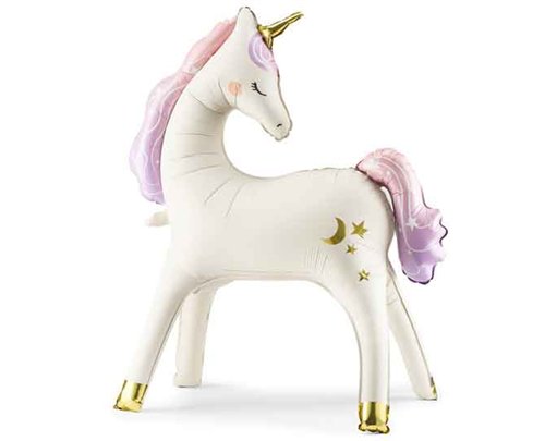 95x86cm UNICORN STANDING FOIL BALLOON