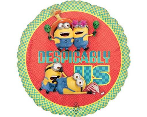 18in DESPICABLE ME 4 FOIL BALLOON