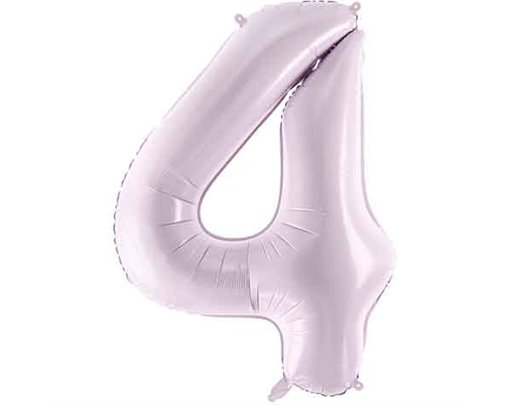 28in PASTEL PURPLE NUMBER 4 FOIL BALLOON