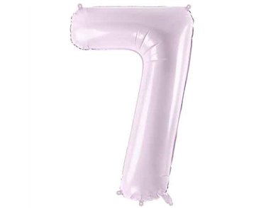 28in PASTEL PURPLE NUMBER 7 FOIL BALLOON