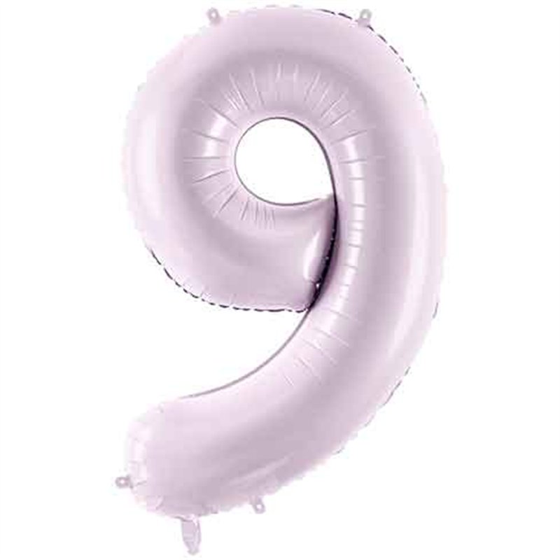 28in PASTEL PURPLE NUMBER 9 FOIL BALLOON