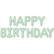 PASTEL GREEN HAPPY BIRTHDAY AIR FILL LETTER KIT