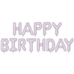 PASTEL PURPLE HAPPY BIRTHDAY AIR FILL LETTER KIT