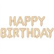 PASTEL BEIGE HAPPY BIRTHDAY AIR FILL LETTER KIT