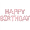 PASTEL PINK HAPPY BIRTHDAY AIR FILL LETTER KIT