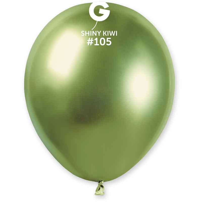 50PK 5in KIWI SHINY GEMAR LATEX