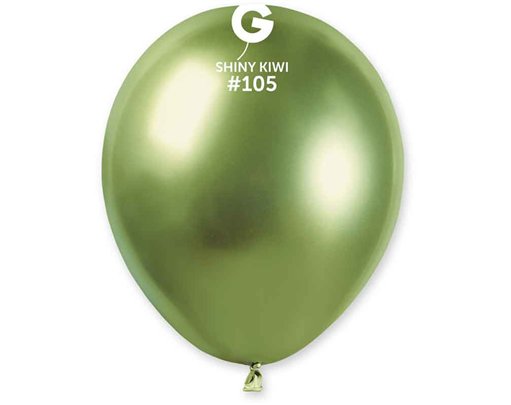50PK 5in KIWI SHINY GEMAR LATEX