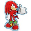 SONIC KNUCKLES SHAPED FOIL BALLOON