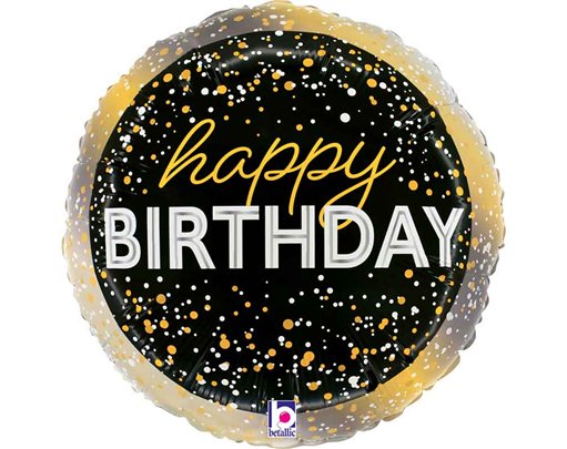 9in METALLIC BIRTHDAY PARTY FOIL BALLOON 10S