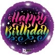 18in NEON BIRTHDAY FOIL BALLOON