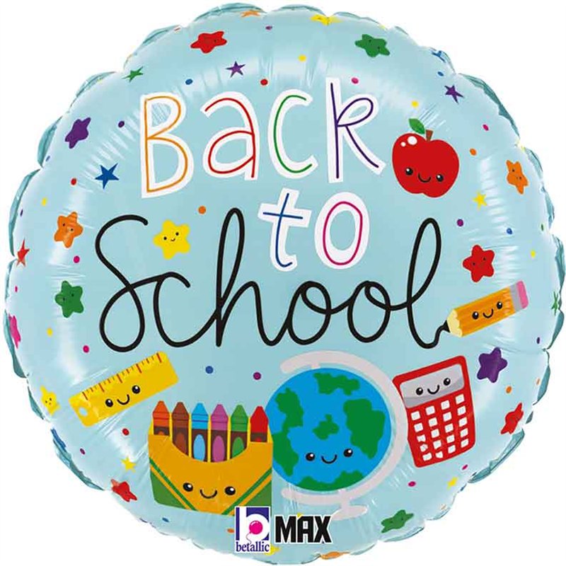 18in BACK TO SCHOOL FOIL BALLOON