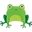 31in GREEN FROG FOIL BALLOON