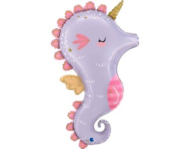 42in MAGICAL SEAHORSE FOIL BALLOON