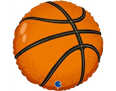 18in BASKETBALL FOIL BALLOON