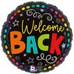 18in COLORFUL WELCOME BACK FOIL BALLOON