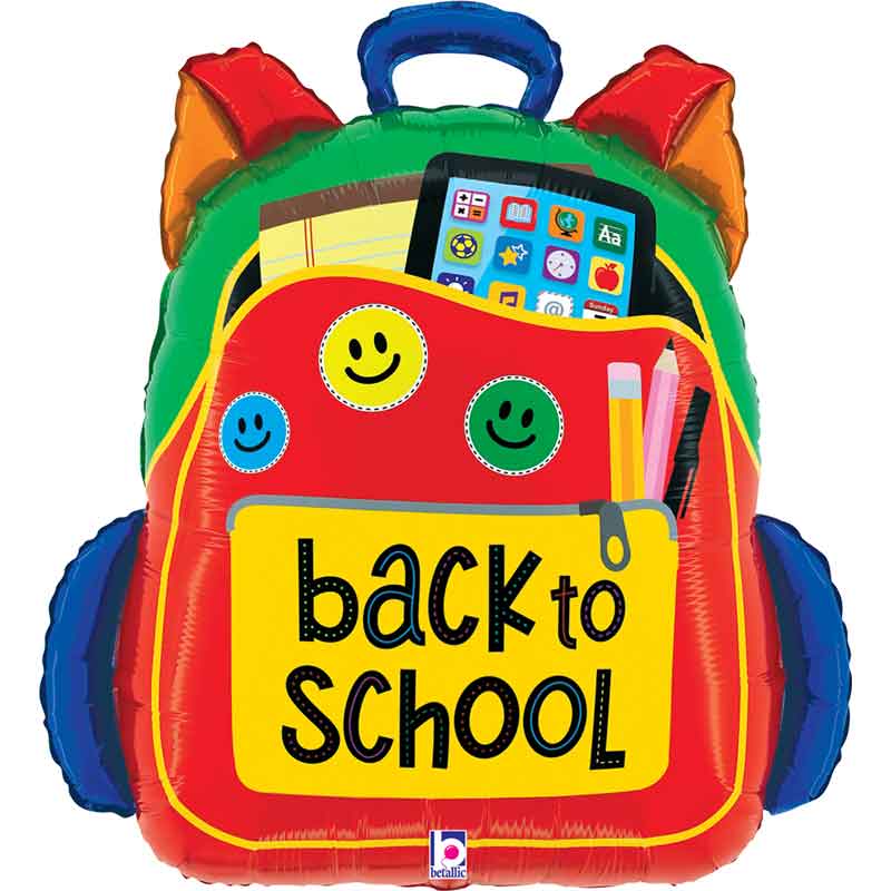 31in BACK TO SCHOOL BACKPACK FOIL BALLOON