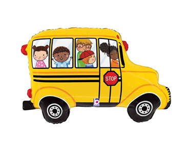 33in SCHOOL BUS FOIL BALLOON