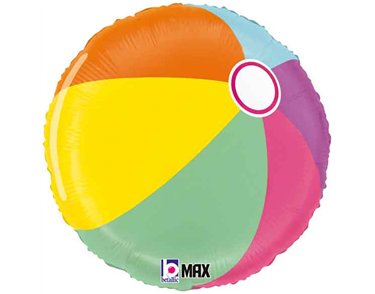 18in SUMMER BEACH BALL FOIL BALLOON