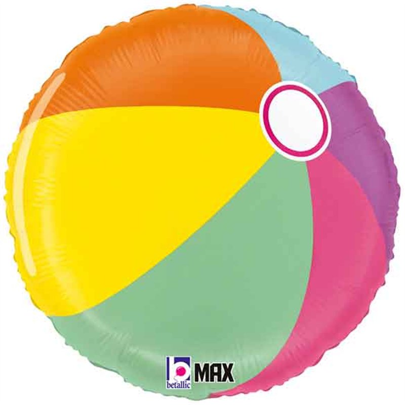 18in SUMMER BEACH BALL FOIL BALLOON