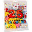25PK 8in ASST CLASSIC PARTY BALLOONS 25S