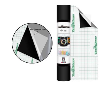 12in x 5ft INK BLACK MATTE VINYL