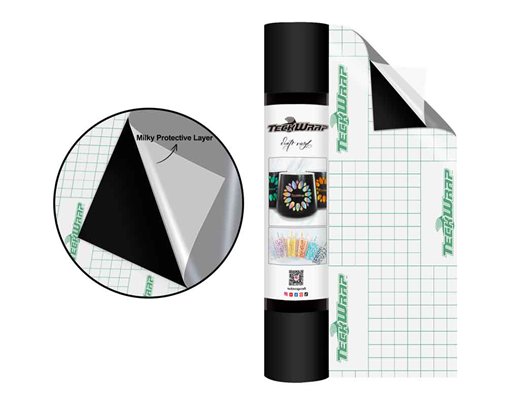 12in x 5ft INK BLACK MATTE VINYL