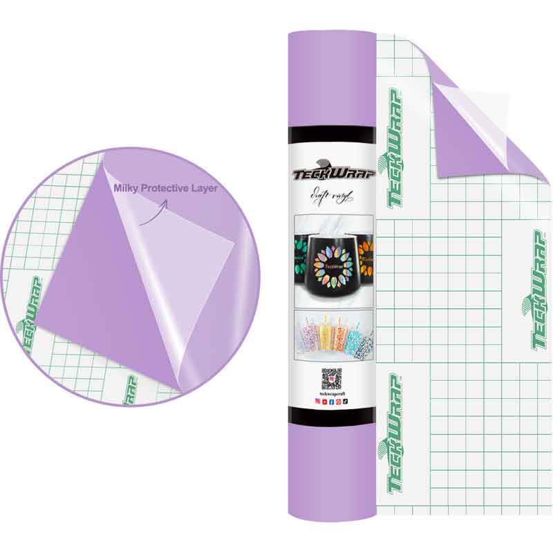 12in x 5ft SOFT LILAC MATTE VINYL