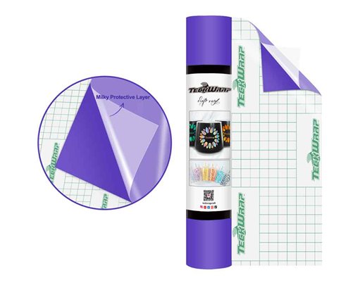12in x 5ft BRILLIANT PURPLE MATTE VINYL