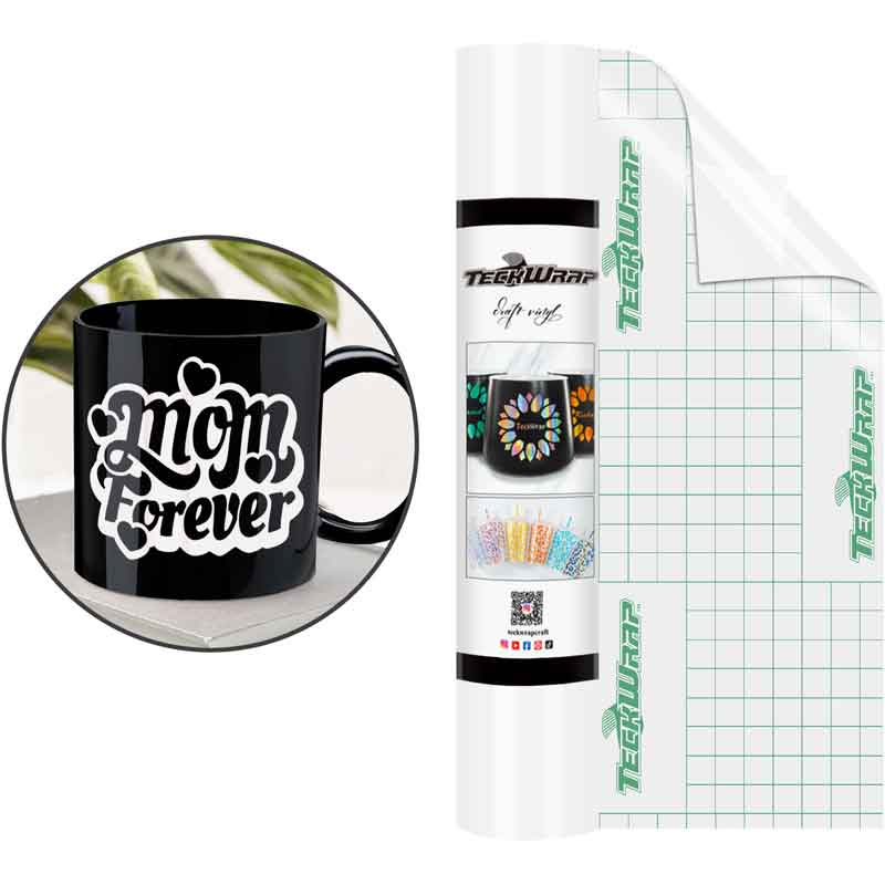 12in x 5ft COCONUT WHITE GLOSSY VINYL