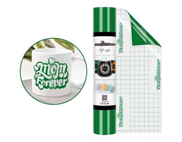 12in x 5ft GRASS GREEN GLOSSY VINYL