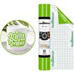 12in x 5ft APPLE GREEN GLOSSY VINYL