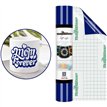12in x 5ft IMPACT BLUE GLOSSY VINYL