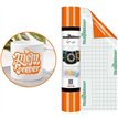 12in x 5ft PUMPKIN GLOSSY VINYL