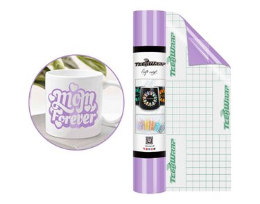 12in x 5ft SOFT LILAC GLOSSY VINYL