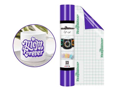 12in x 5ft BRILLIANT PURPLE GLOSSY VINYL