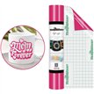 12in x 5ft ULTRA PINK GLOSSY VINYL