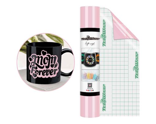 12in x 5ft MILLENNIAL PINK GLOSSY VINYL