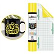 12in x 5ft YELLOW PASSION GLOSSY VINYL