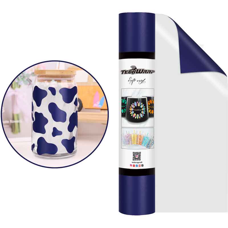 12in x 5ft DARK BLUE MATTE VINYL