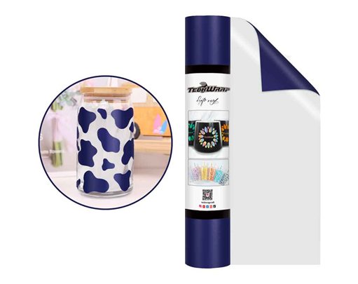 12in x 5ft DARK BLUE MATTE VINYL