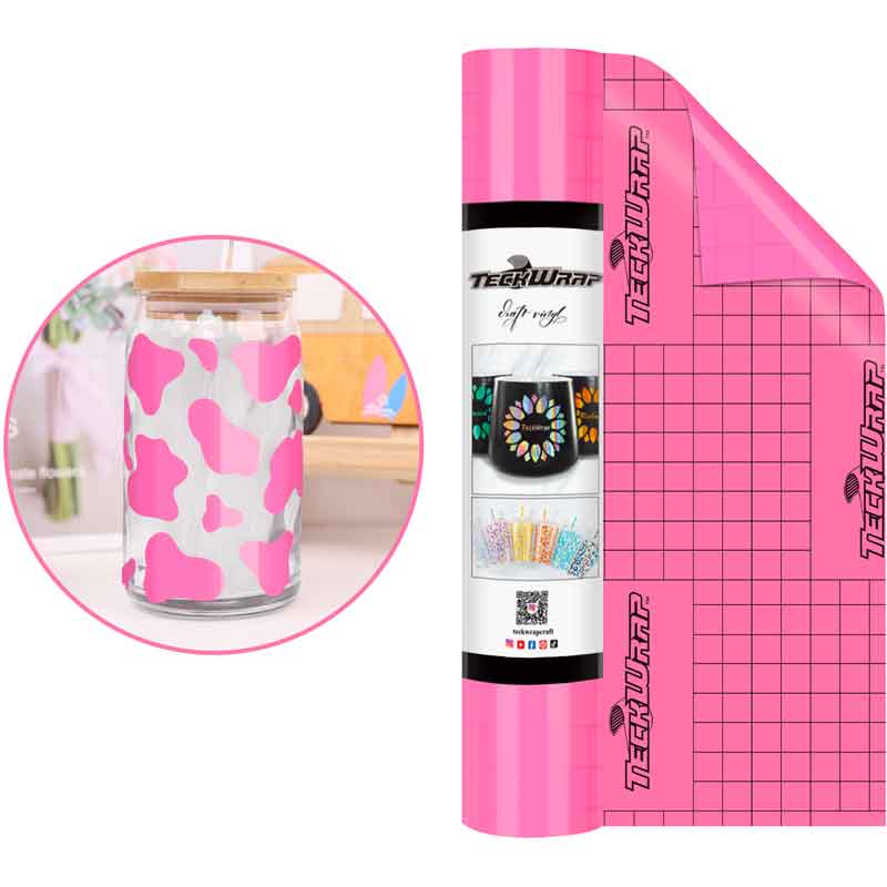 12in x 5ft BARBIE PINK GLOSSY VINYL