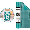 12in x 5ft TURQUOISE GLOSSY VINYL