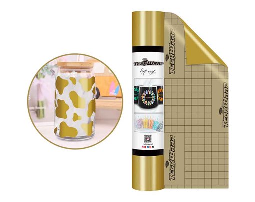 12in x 5ft GOLD GLOSSY VINYL