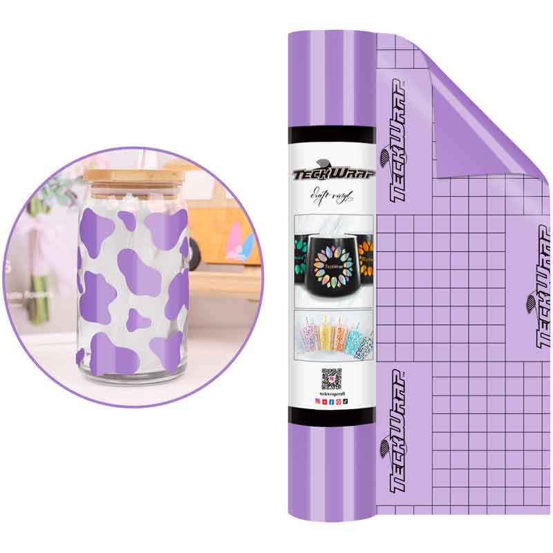 12in x 5ft LILAC GLOSSY VINYL