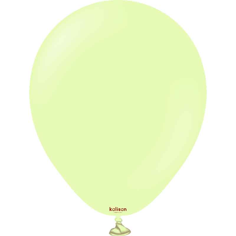 100PK 5in MACARON PISTACHIO KALISAN LATEX