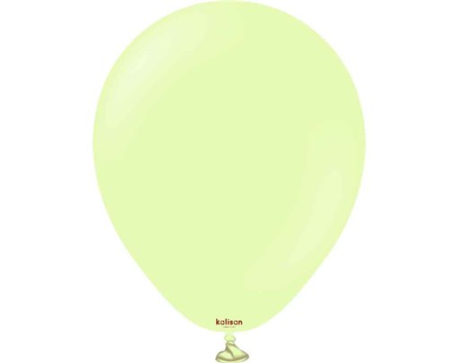 100PK 5in MACARON PISTACHIO KALISAN LATEX