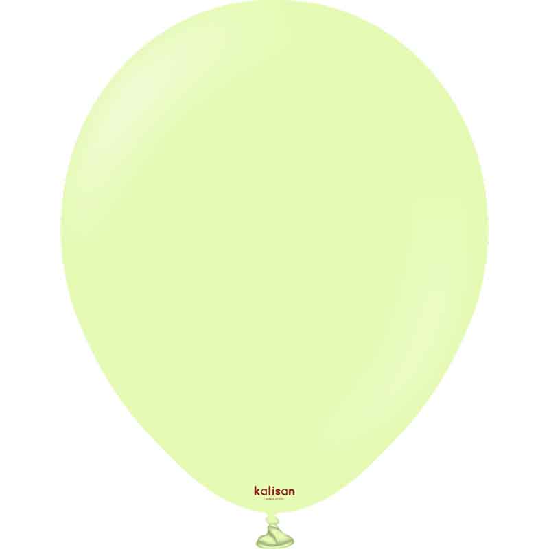 25PK 18in MACARON PISTACHIO KALISAN LATEX