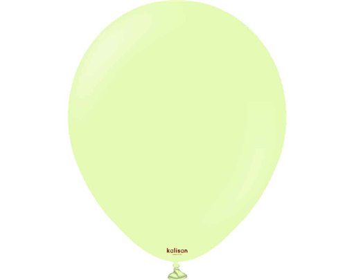 25PK 18in MACARON PISTACHIO KALISAN LATEX