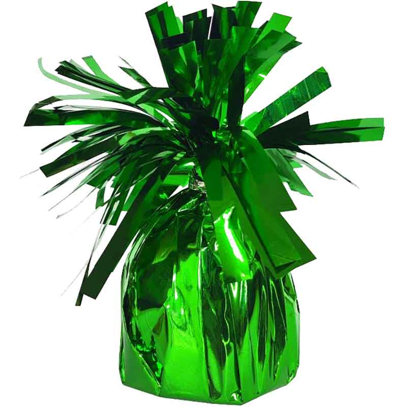 GREEN FOIL BALLOON WEIGHT