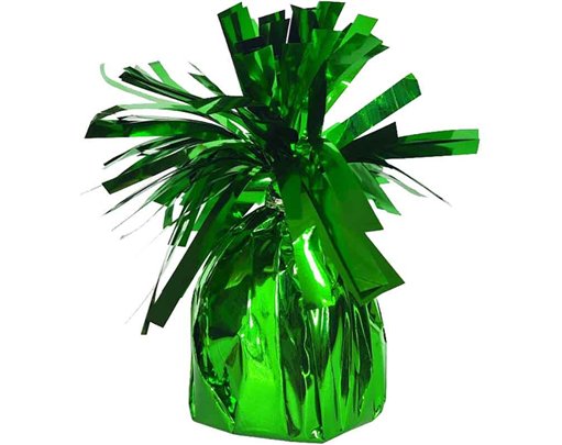GREEN FOIL BALLOON WEIGHT